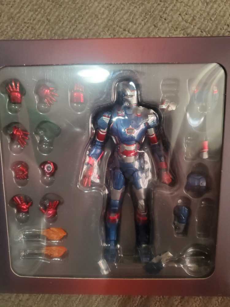 IRON PATRIOT 1/12 Iron Man Play Imaginative Super Alloy Diecast Action Figure - Play Imaginative (Iron Man) (Iron Man 3) action figure collectible [Barcode 8886413932709] - Main Image 3