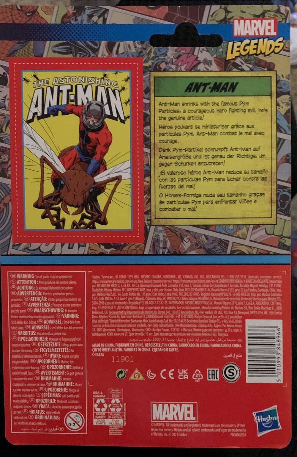 Ant-Man - Hasbro (Marvel Legends Retro) action figure collectible [Barcode 5010993848966] - Main Image 4