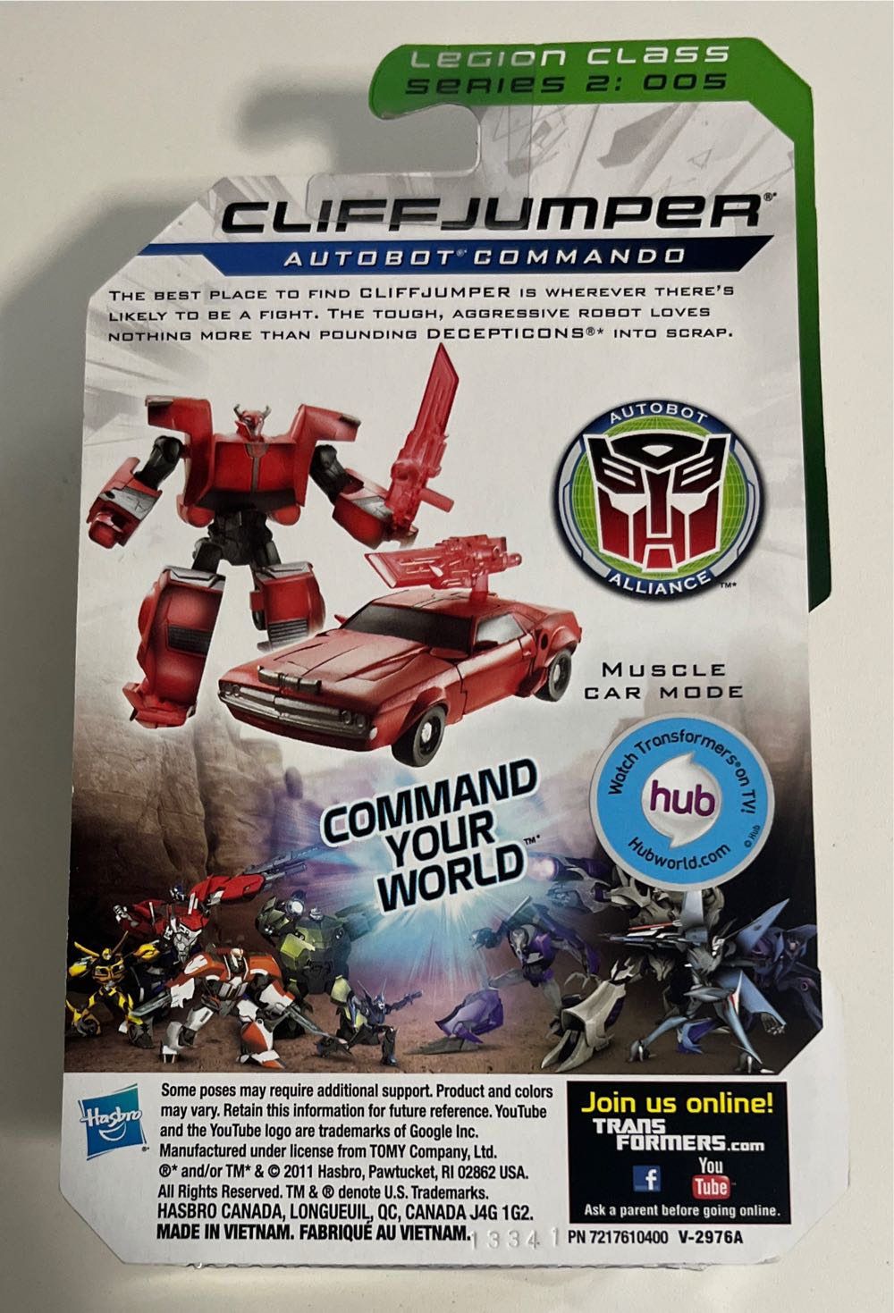 Cliffjumper - Hasbro (Transformers: Prime) action figure collectible [Barcode 653569708193] - Main Image 2
