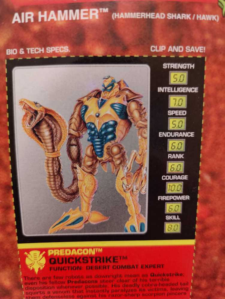 Quickstrike (Fuzor) - Hasbro (Transformers: Beast Wars) action figure collectible [Barcode 076281803647] - Main Image 3