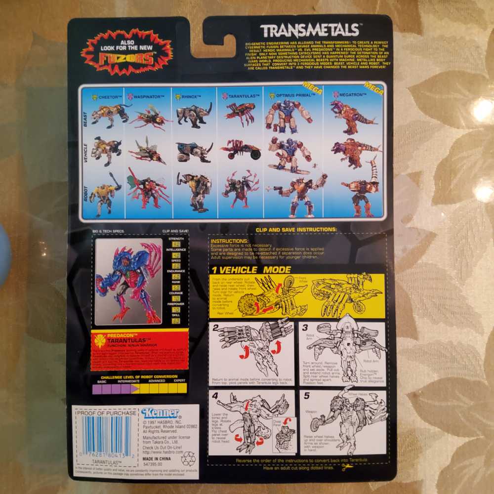 Tarantulas (Transmetal) - Hasbro (Transformers: Beast Wars) action figure collectible [Barcode 076281804132] - Main Image 2