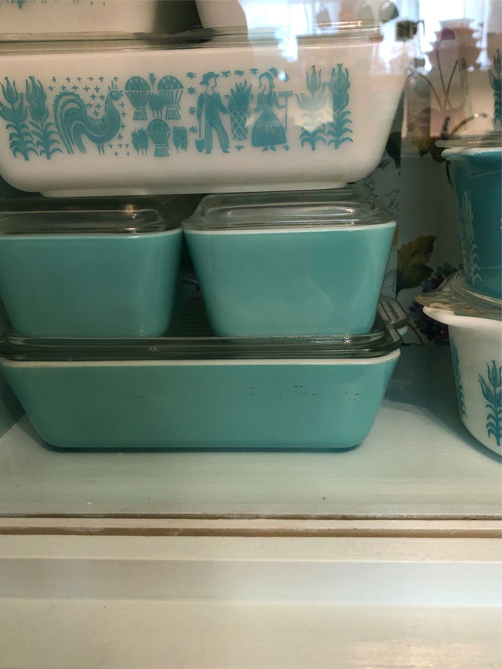 Turquoise Refrigerator set - Pyrex (Turquoise) action figure collectible - Main Image 2