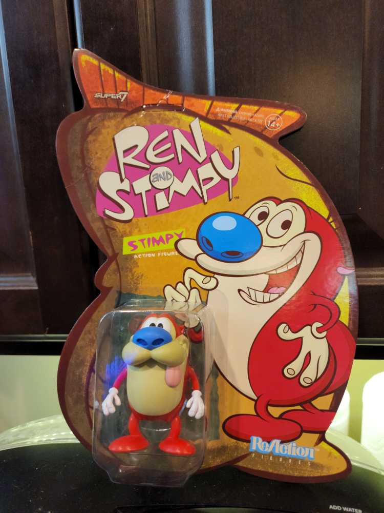 ReAction - Ren - Super 7 (ReAction) (Ren And Stimpy) action figure collectible [Barcode 840049809048] - Main Image 3