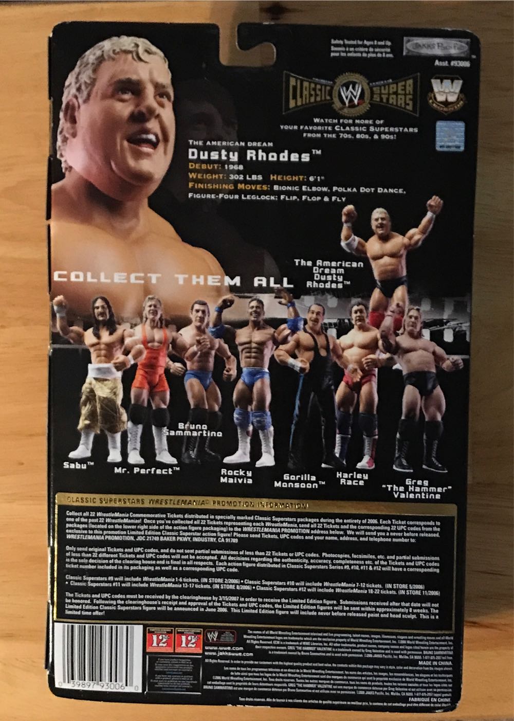 WWE Jakks Pacific Classic Superstars Series 10: Harley Race - WWE Jakks Pacific Classic Superstars (WWE Jakks Pacific Classic Superstars Series 10) action figure collectible [Barcode 039897930060] - Main Image 2