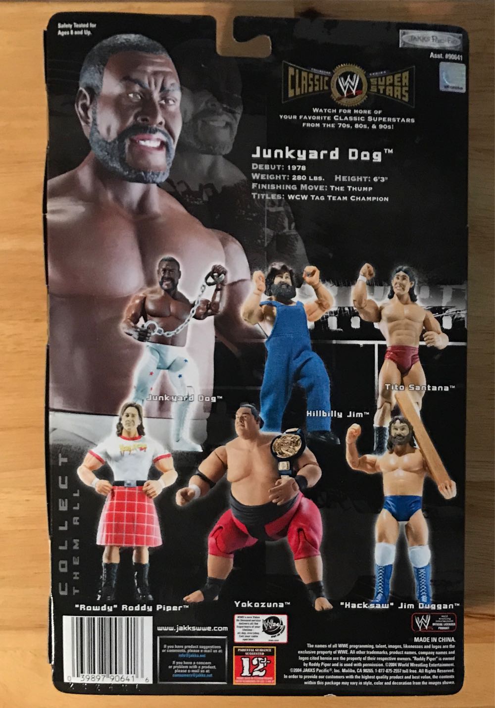 Junk Yard Dog WWE Classic Superstars Series 4: - WWE Jakks Pacific Classic Superstars (WWE Jakks Pacific Superstars Series 4) action figure collectible [Barcode 039897906416] - Main Image 2