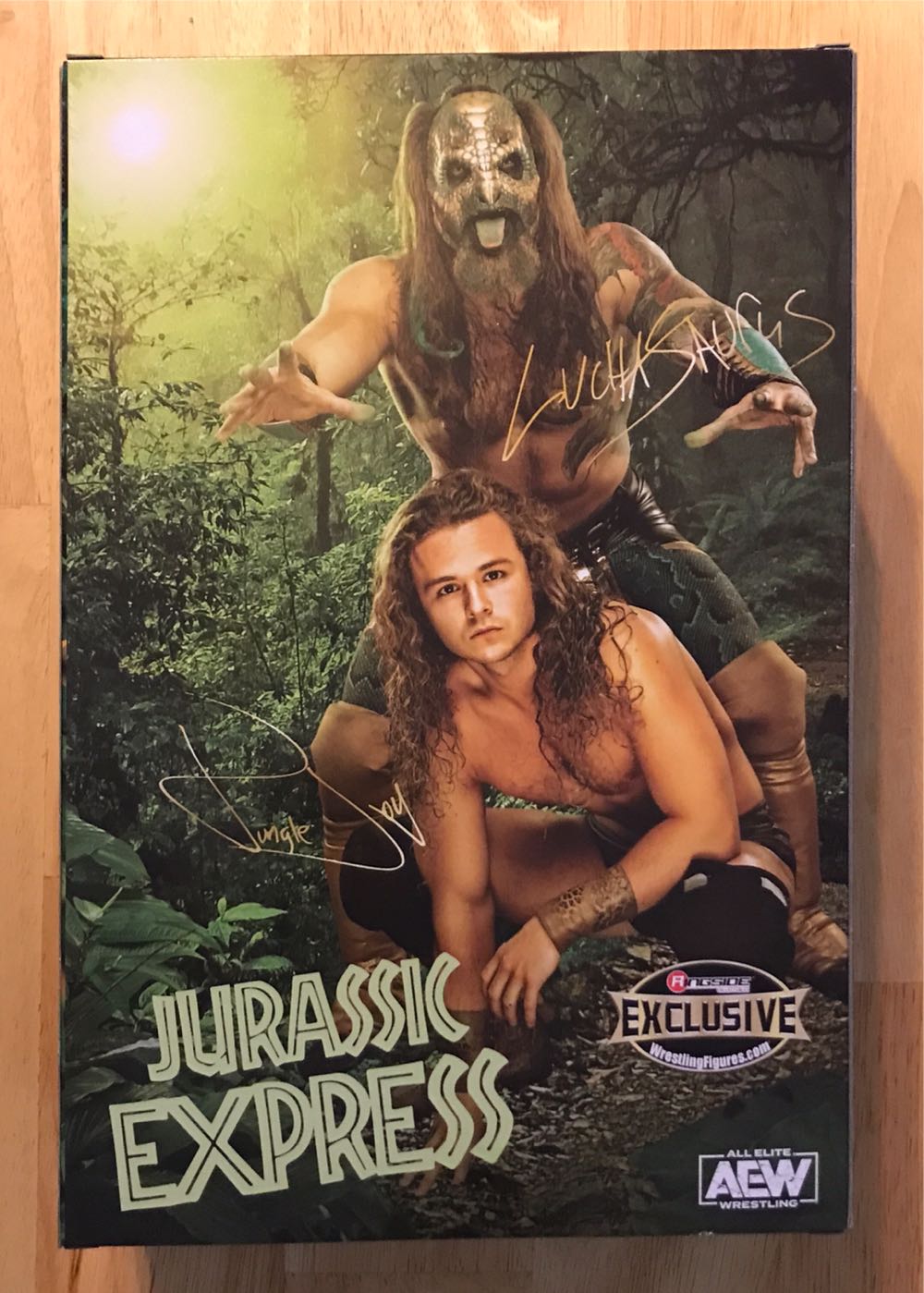 Jurassic Express - AEW RSC Exclusive 2 Pack - Jazwares AEW (AEW) action figure collectible [Barcode 191726396055] - Main Image 3