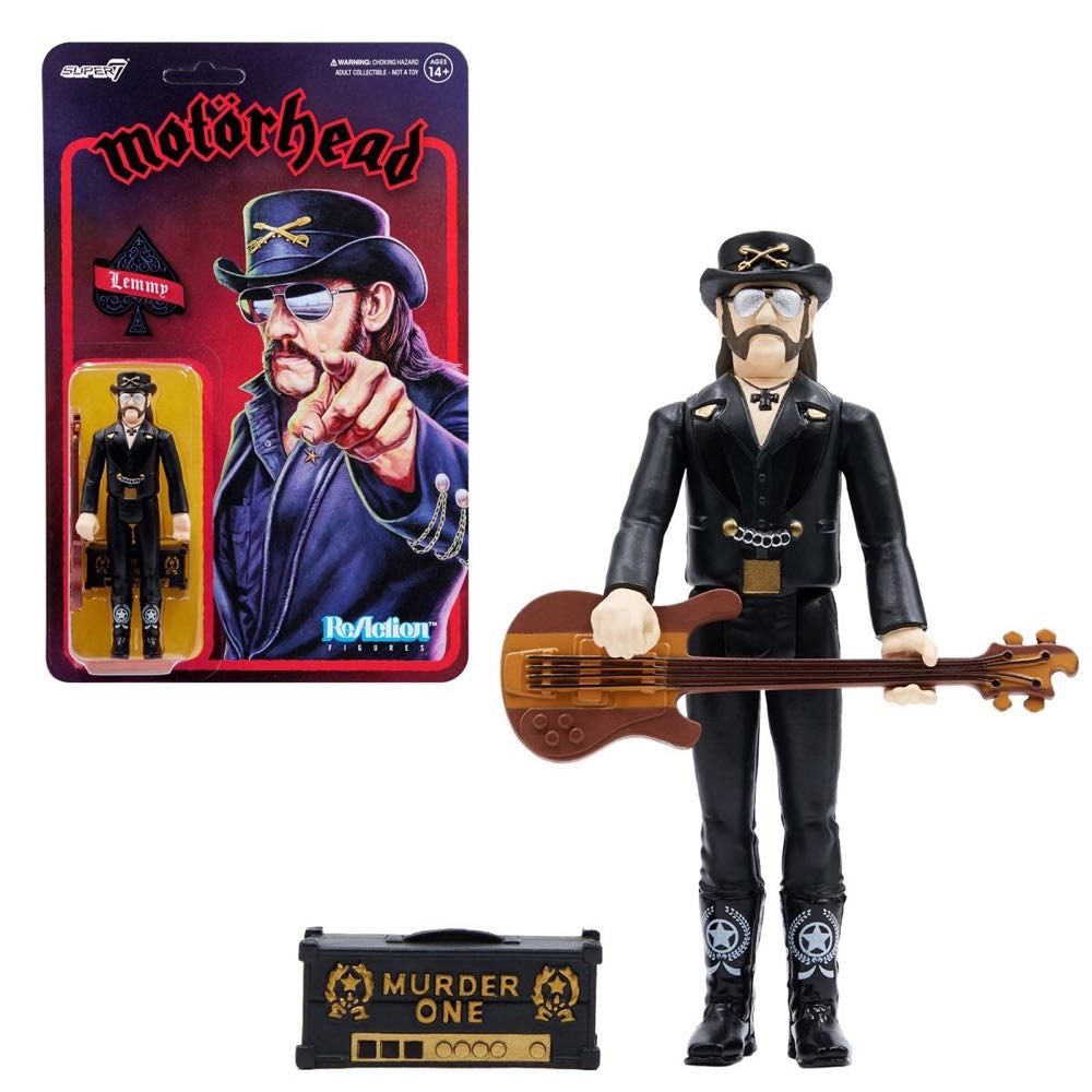 Motorhead Lemmy Modern Cowboy - Super 7 (Motorhead) action figure collectible [Barcode 840049812123] - Main Image 3