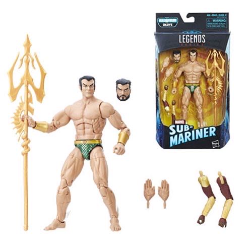 Sub-Mariner Namor - Hasbro (Marvel Legends) action figure collectible - Main Image 2