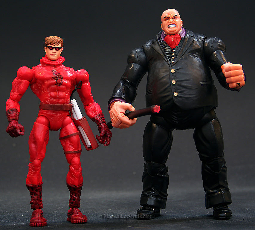 Daredevil (Variant) - Toybiz (Marvel Legends Face Off - Series 1) action figure collectible - Main Image 2