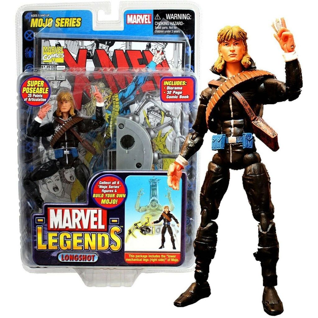 Longshot - Toybiz (Marvel Legends (BAF - Mojo)) action figure collectible - Main Image 2