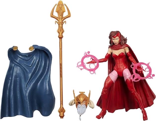 Scarlet Witch (Classic) - Hasbro - Marvel Legends (Hasbro BAF Wave: Odin/Thor King) action figure collectible - Main Image 4