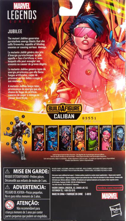 Jubilee - Hasbro (Marvel: Legends: 6 IN (2019): Caliban Series) action figure collectible - Main Image 2