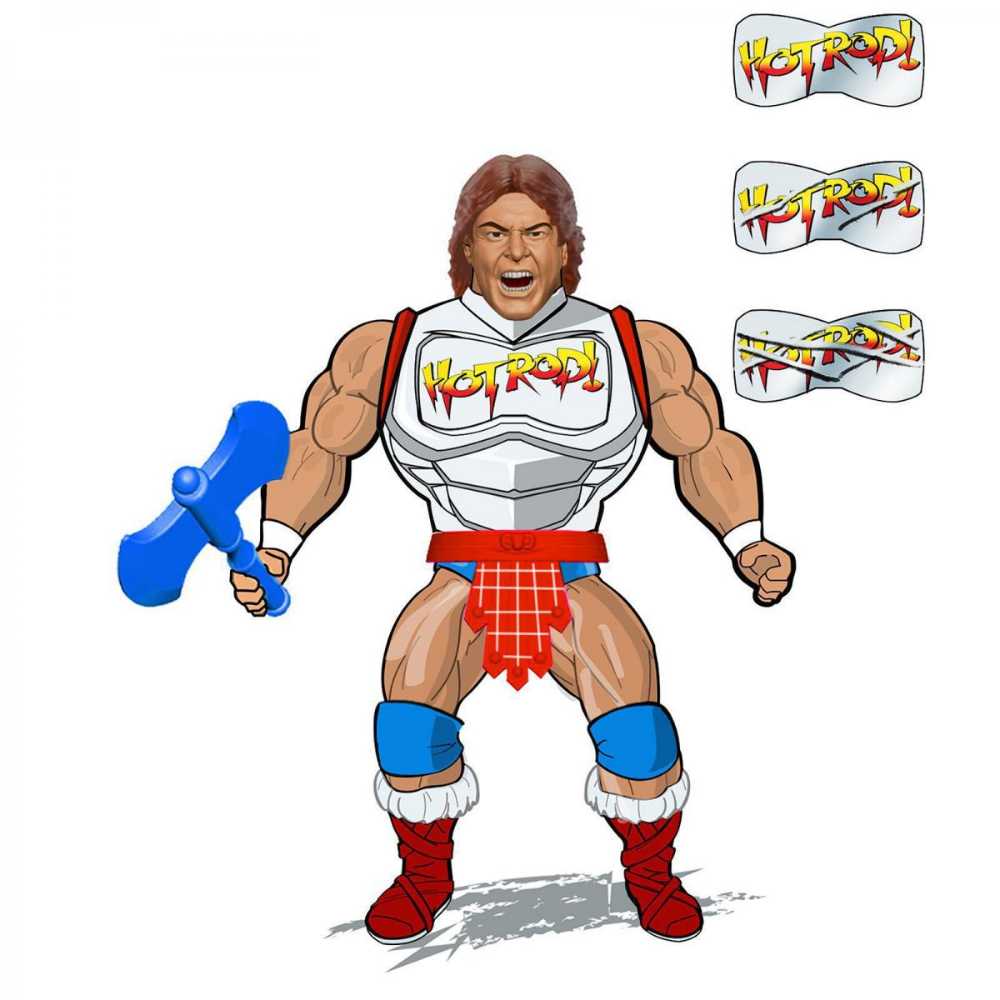 “Rowdy” Roddy Piper - Mattel Wwe (Masters Of The WWE Universe) action figure collectible [Barcode 887961960600] - Main Image 3