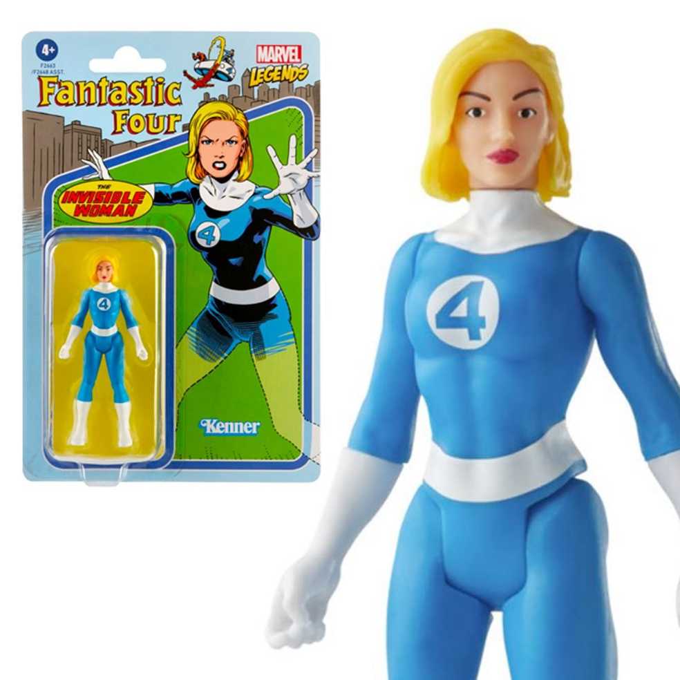 Invisble Woman - Hasbro (Marvel Legends Retro Vintage - Kenner) action figure collectible [Barcode 5010993848843] - Main Image 4
