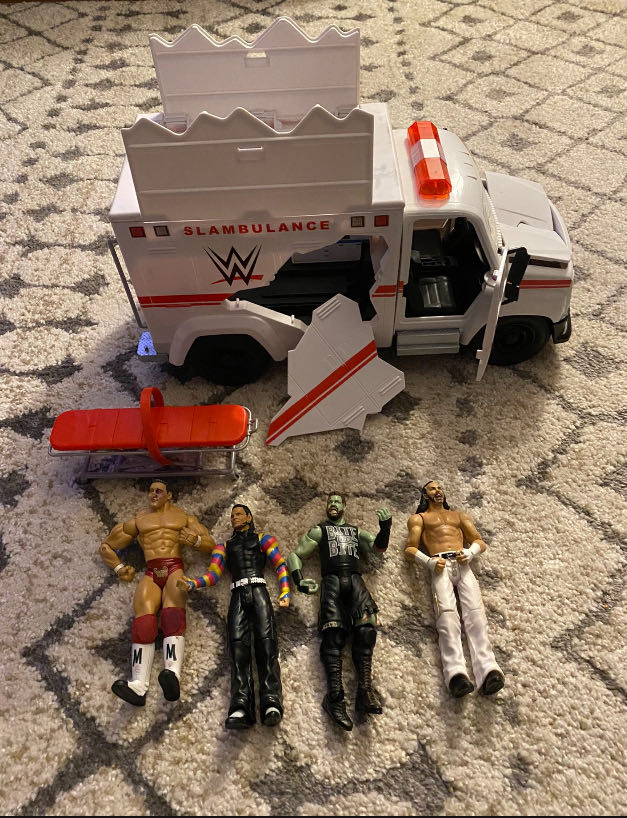 WWE Wreckin’ Slambulance - Mattel (WWE Wrekkin) action figure collectible [Barcode 887961872569] - Main Image 3