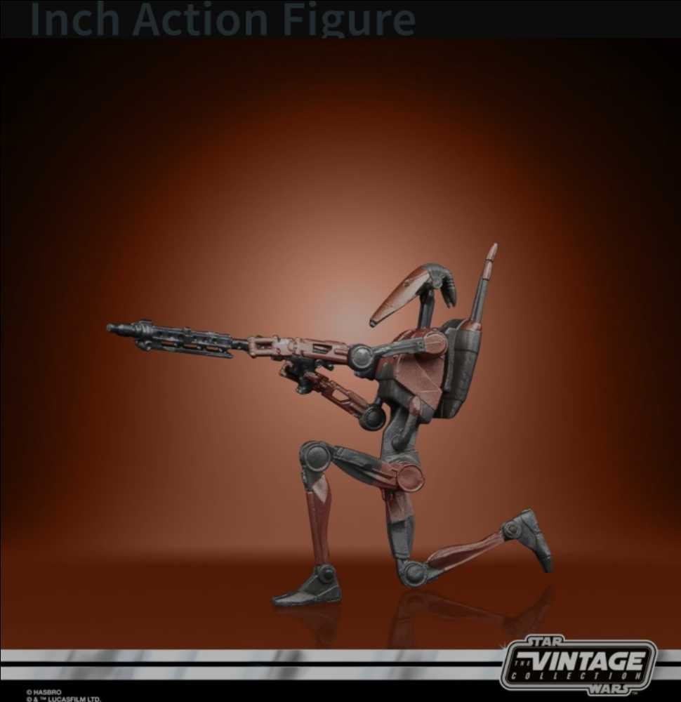 Heavy Battle Droid - Disney/Hasbro/Kenner (Vintage Collection 3.75” 2018- Now) action figure collectible [Barcode 5010993866908] - Main Image 4
