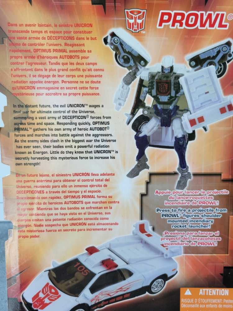 Prowl (Carded) - Hasbro (Universe) action figure collectible [Barcode 076930272374] - Main Image 4