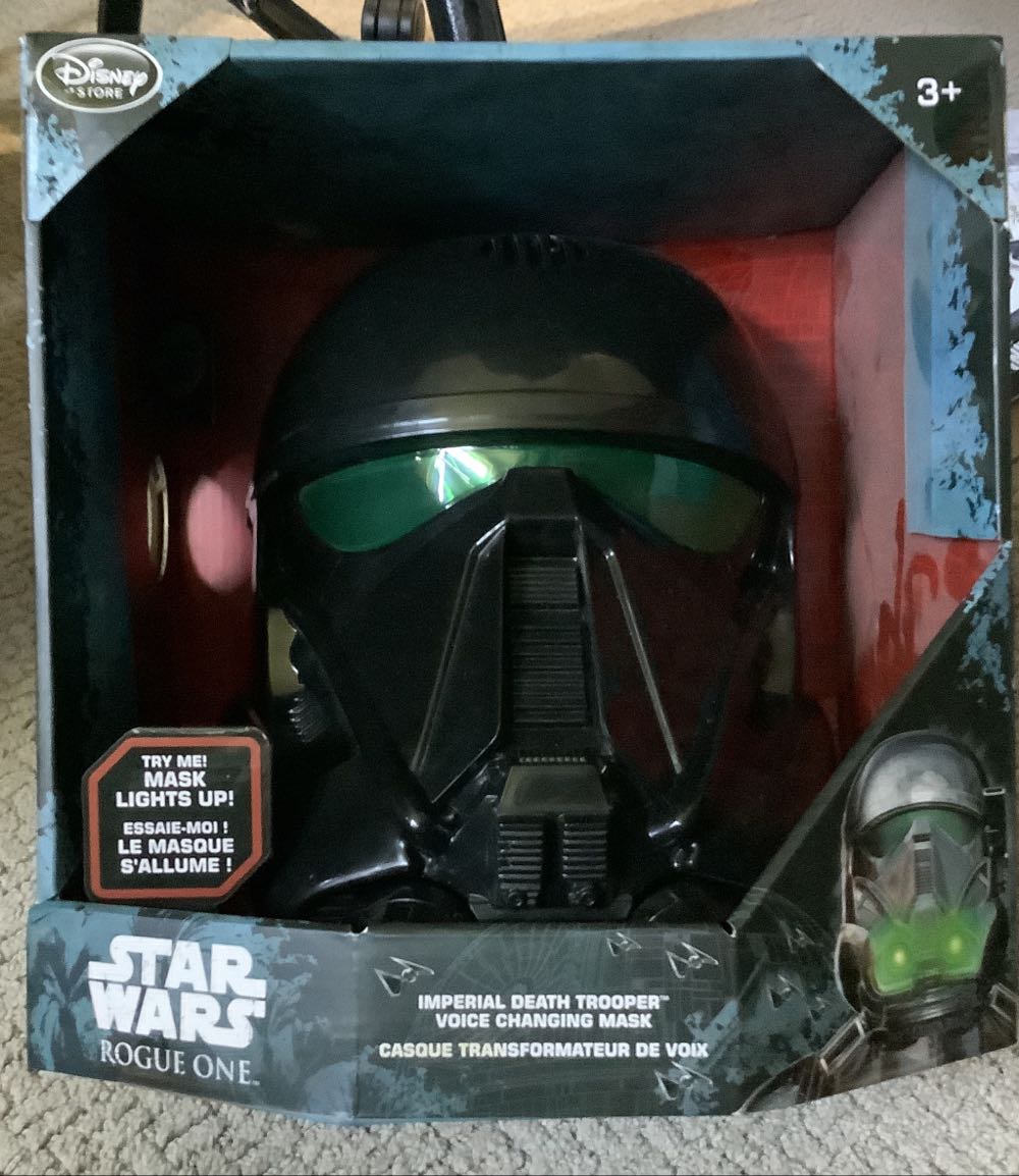Star Wars Imperial Death Trooper Voice Changing Mask Rogue One: A Story  action figure collectible [Barcode 461061739122] - Main Image 2