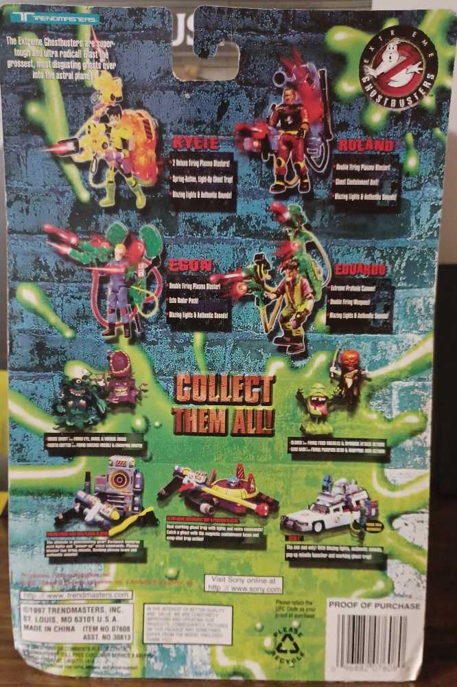 Extreme Ghostbusters - Sam Hain - Trendmasters, INC (Extreme Ghostbusters) action figure collectible [Barcode 096882076080] - Main Image 2