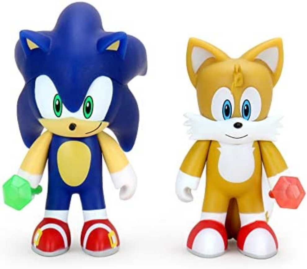 Kidrobot Sonic The Hedgehog Sonic & Tails Vinyl Mini Figures  action figure collectible [Barcode 883975167110] - Main Image 3