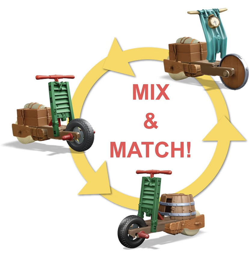 Luca: SCOOTER BUILD & CRASH PACK with Luca & Alberto - Mattel (Disney•Pixar: Luca) action figure collectible [Barcode 887961958959] - Main Image 3