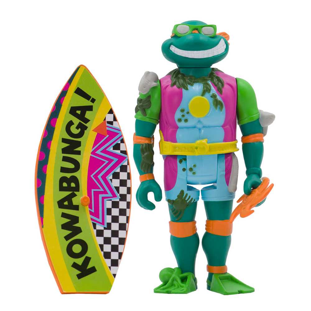 Sewer Surfer Mike - Super7 (Teenage Mutant Ninja Turtles) action figure collectible [Barcode 840049807242] - Main Image 3