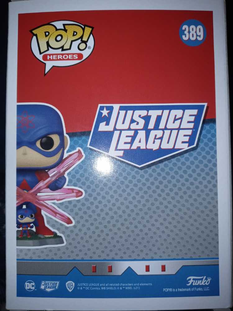 Justice League The Atom Exclusive Vinyl Figure Wondrous Convention Shared #389 - Funko (Justice League) (Justice League) action figure collectible [Barcode 889698552080] - Main Image 2