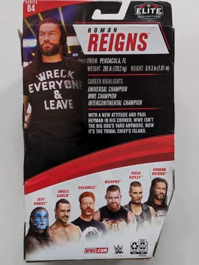 Roman Reigns Elite 84 - Mattel (WWE Elite Series 84) action figure collectible [Barcode 887961921847] - Main Image 2