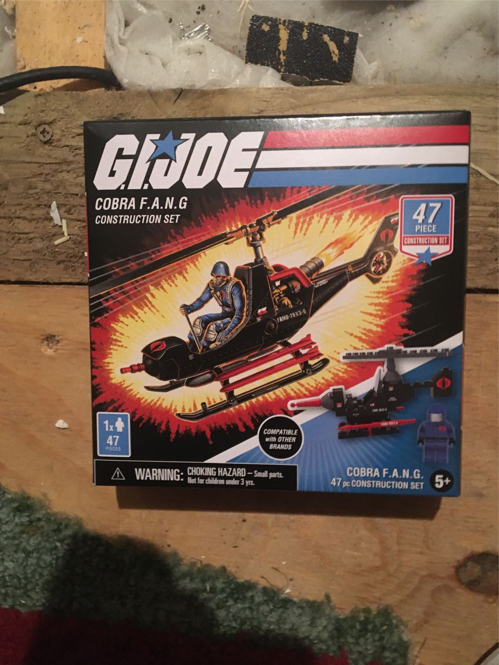 G.I. Joe Cobra F.a.n.g. 47 Pc Construction Lego - Forever Clever (G.I.Joe) action figure collectible [Barcode 840356105826] - Main Image 2