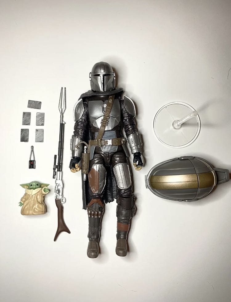 Mandalorian Din Djarin & The Child - Hasbro (Star Wars : The Mandalorian) action figure collectible [Barcode 5010993789924] - Main Image 4