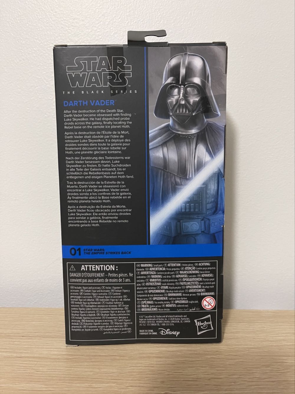 Darth Vader - Empire Strikes Back - Hasbro (Star Wars: The Empire Strikes Back) action figure collectible [Barcode 5010993749195] - Main Image 2