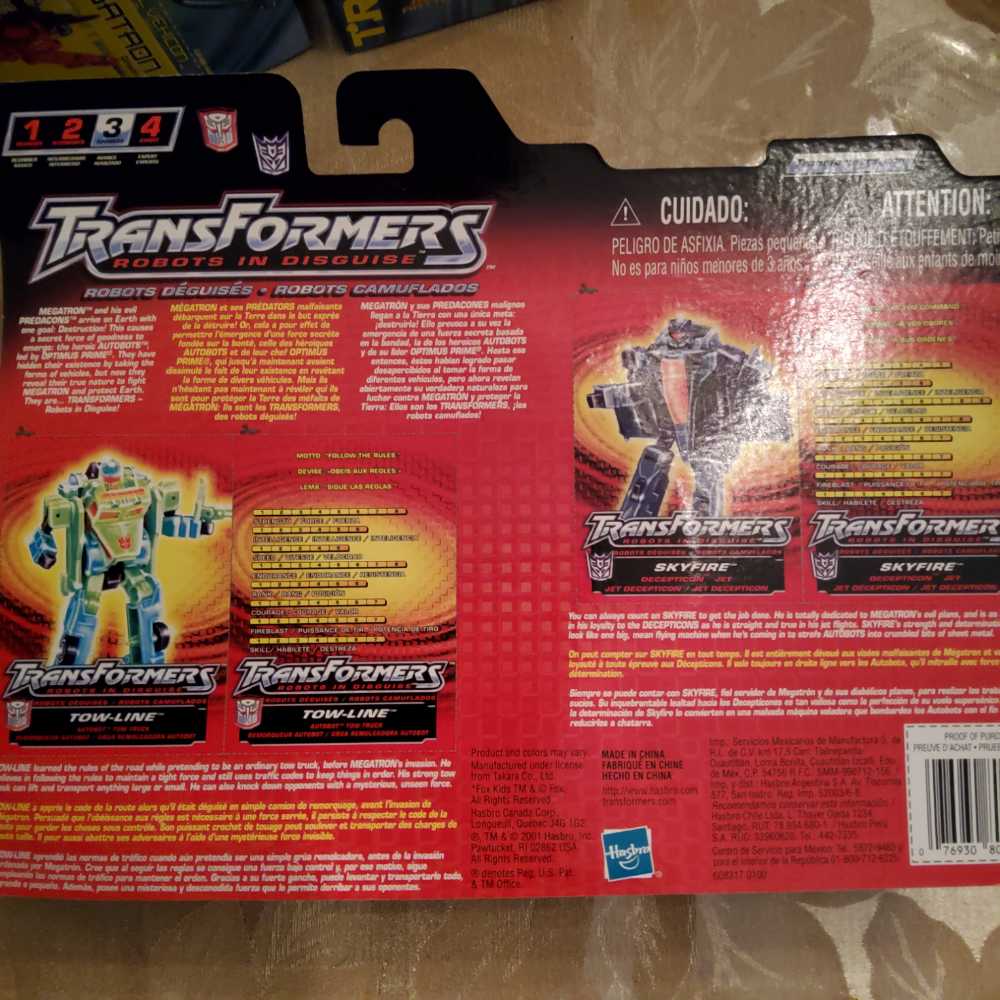 Tow-Line / Skyfire - Hasbro (RID) action figure collectible [Barcode 076930805824] - Main Image 2