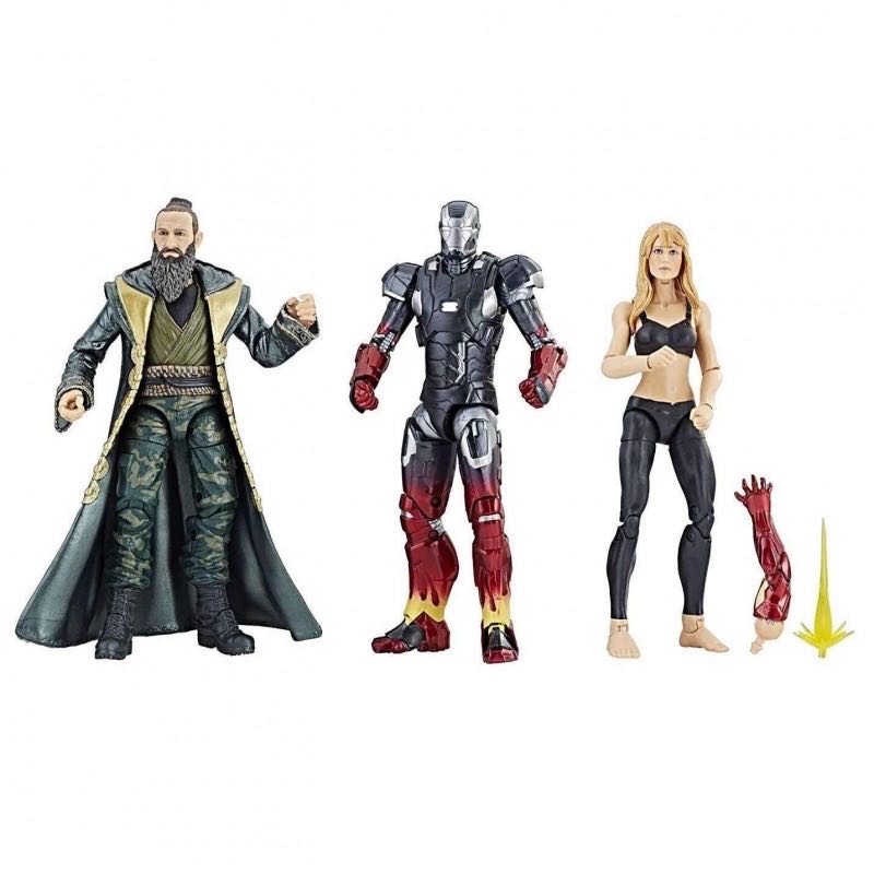 Marvel Studios The First Ten Years-Iron Man 3  MCU - Pepper Potts, Iron Man Mark XXII, The Mandarin - Hasbro (MCU:  Iron Man 3) action figure collectible [Barcode 630509707720] - Main Image 2