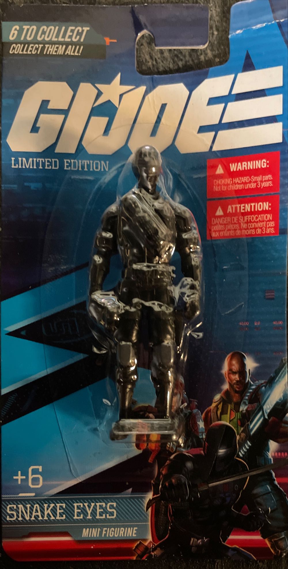Snake Eyes - Hasbro (G. I. JOE) action figure collectible [Barcode 639277049643] - Main Image 3