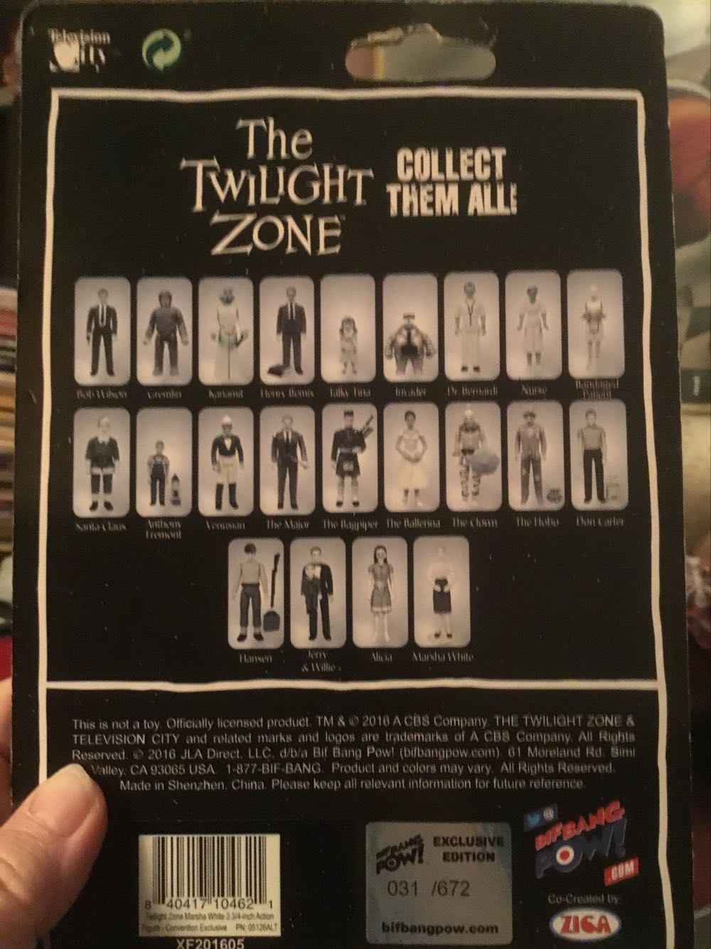 Marsha White - Bif Bang Pow! (The Twilight Zone) action figure collectible [Barcode 840417104621] - Main Image 2