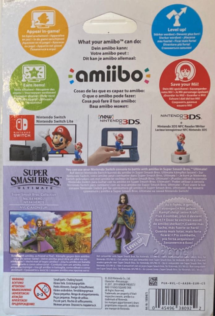Hero - Nintendo (Super Smash Bros. For Nintendo Switch) action figure collectible [Barcode 045496380922] - Main Image 2