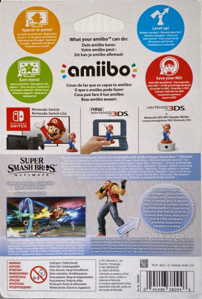 Terry - Nintendo (Super Smash Bros. For Nintendo Switch) action figure collectible [Barcode 045496380946] - Main Image 2