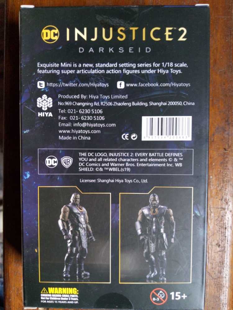 Darkseid - HIYA Toys (01. Toys - Action Figures 3 3/4” - MOC ESB) action figure collectible [Barcode 6957534200663] - Main Image 2