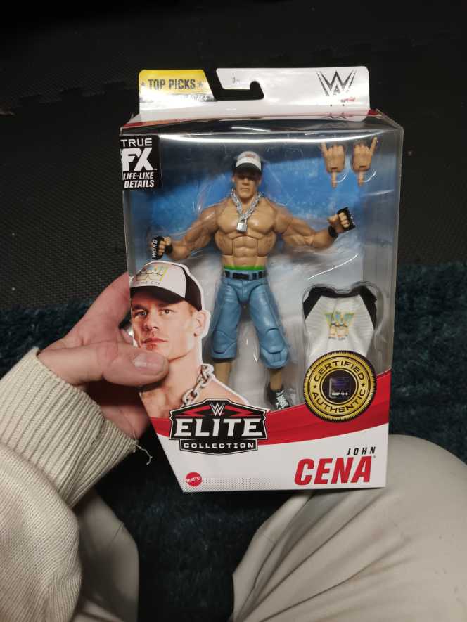 John Cena WWE Elite Series Top Pick - Mattel Wwe (WWE Elite Series Top Picks 2021) action figure collectible [Barcode 887961921922] - Main Image 4