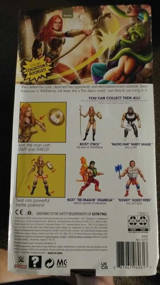 Becky Lynch - Masters Of The WWE Universe - Mattel (Masters Of The WWE Universe Wave 5) action figure collectible [Barcode 887961960617] - Main Image 2