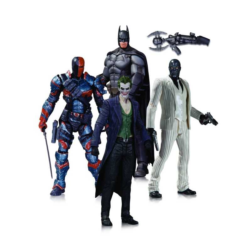 Batman, The Joker, Black Mask & Deathstroke - WarnerMedia ((Game 2013) Arkham Origins) action figure collectible - Main Image 1