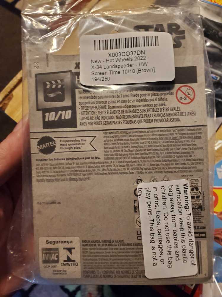 Hot Wheels X-34 Landspeeder - Hot Wheels (Mattel) (HW Screentime) action figure collectible [Barcode 027084120134] - Main Image 3