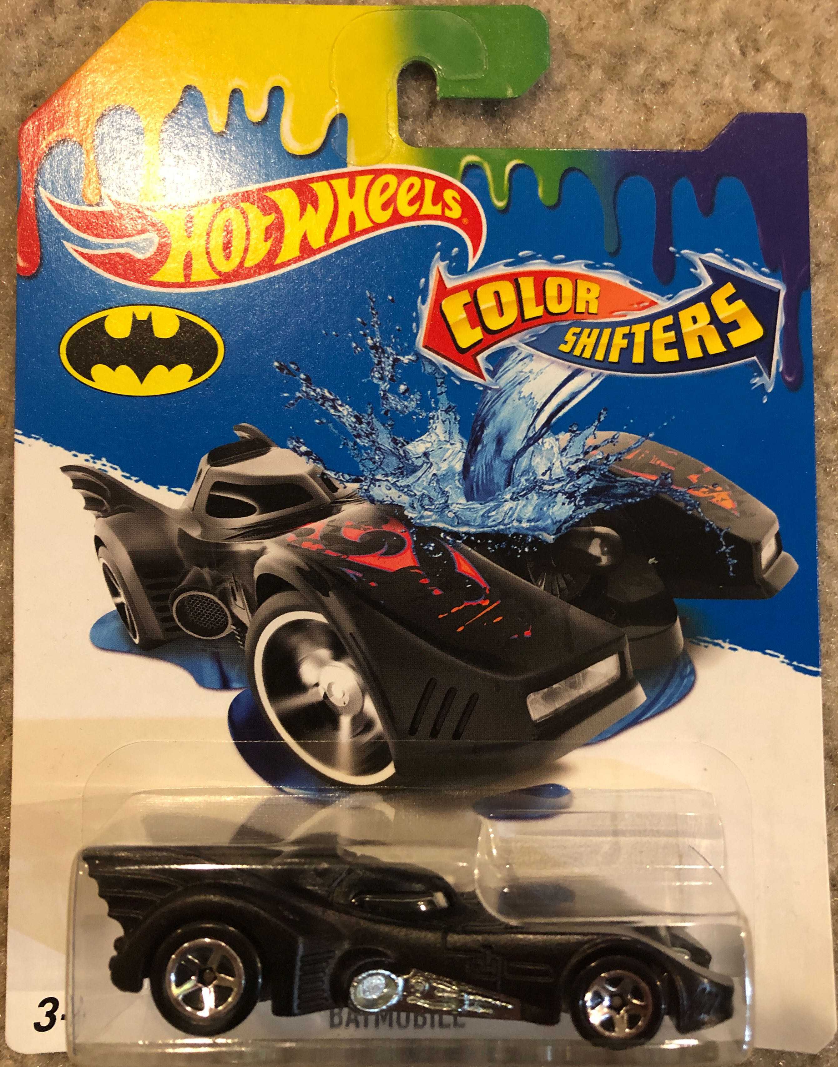 Batmobile Color Shifters  - Hot Wheels (Mattel) (Color Shifters) action figure collectible [Barcode 746775345716] - Main Image 1