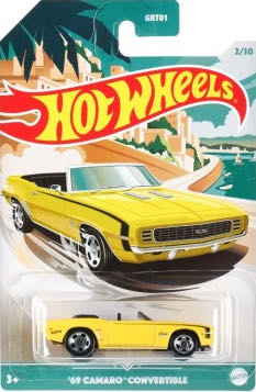 Hot Wheels-Convertible Classics 2/10 ‘69 Camaro Convertible  action figure collectible - Main Image 1