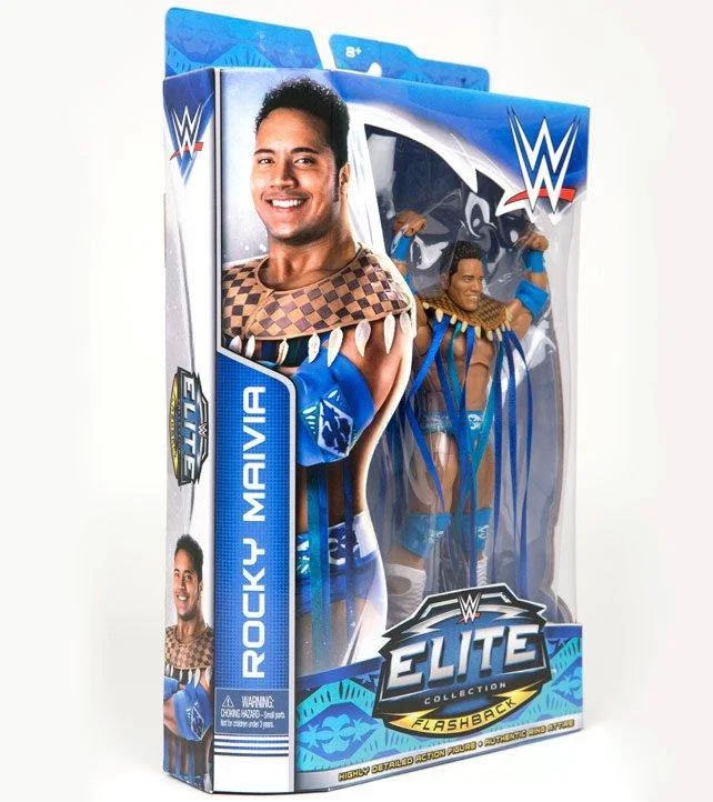 Rocky Maivia “The Rock” - Elite Flashback Collection - Mattel Wwe (Wwe Elite) action figure collectible [Barcode 887961016604] - Main Image 2