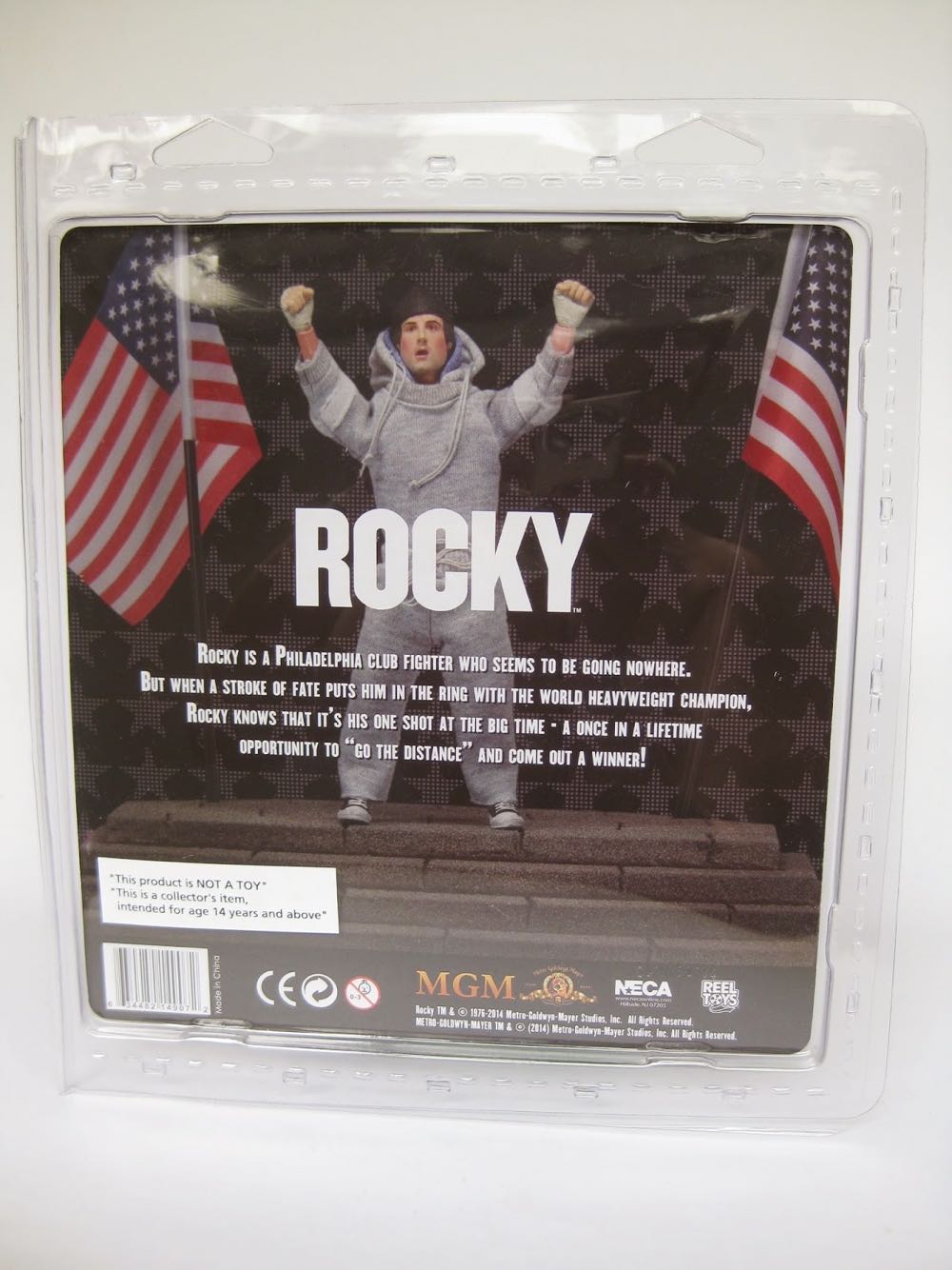 Rocky Balboa (Clothed) - Neca/Reel Toys (Rocky) action figure collectible [Barcode 634482149072] - Main Image 2
