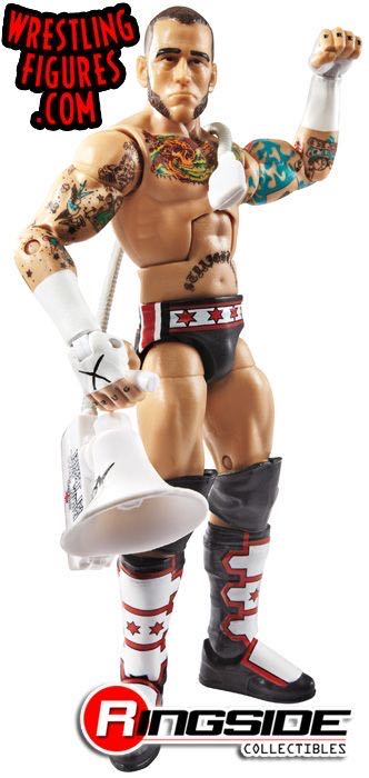 CM Punk - Mattel (Elite Series) action figure collectible [Barcode 746775347529] - Main Image 2