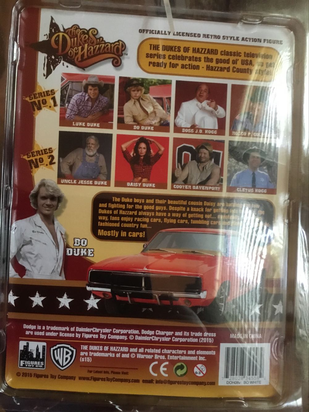 Bo Duke - Figures Toy Co. (The Dukes Of Hazzard) action figure collectible - Main Image 2