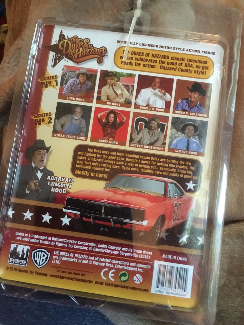 Abraham Hogg - Figures Toy Co. (The Dukes Of Hazzard) action figure collectible [Barcode 728028345155] - Main Image 2