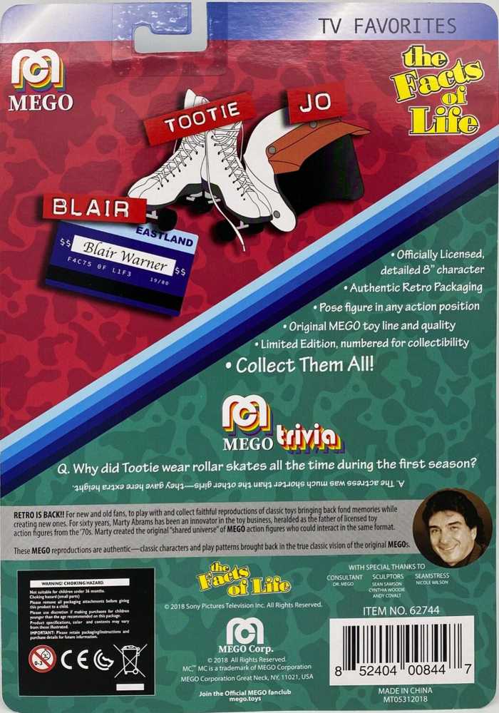 Facts of Life Tootsie Ramsey - MEGO Corp. (Facts Of Life) action figure collectible [Barcode 852404008447] - Main Image 2